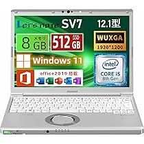 Amazon.co.jp: 【整備済み品】 ノートパソコン Let's note CF-SV7 軽量